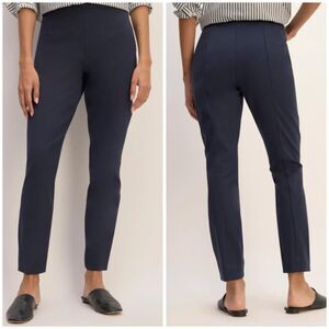 Everlane The Bi-Stretch Work Pant Dark Navy Blue Womens 4‎ Ankle Trouser Work